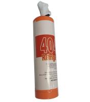 Фреон R-404A  в многоразовом баллоне с вентилем и клапаном [1,2 л/650 гр]