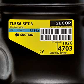 Расшифровка маркировки коммерческих компрессоров SECOP