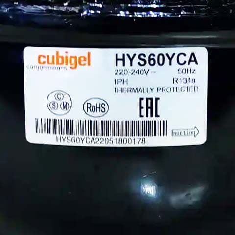 Расшифровка маркировки коммерческих компрессоров Cubigel