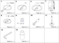 Danfoss Комплект для капремонта   SVA 200 [148B6472]