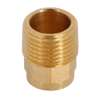 Штуцер односторонний под пайку (наружная резьба 1/2  SAE - труба 1/2 )