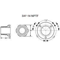 Фланцевый переходник Alco Controls OM0-CCA 805039