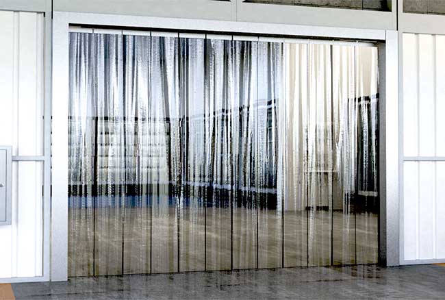 Энергосберегающие ПВХ завесы для склада