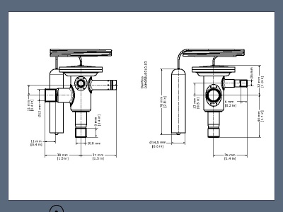 Danfoss TCHE Клапан Термо-регулирующий [068U4529]